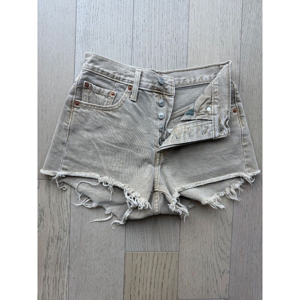 Levi’s 501 Denim Cutoff Shorts – 100% Cotton Button Fly